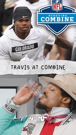 #TravisHunter was officially listed as a defensive back at the #NFLCombine