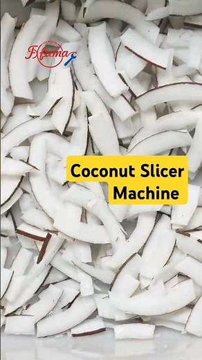 Coconut slicer machine coconut chips #coconut