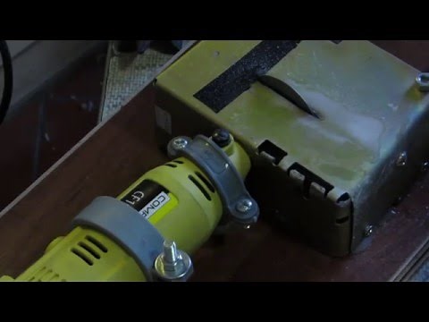 How to make a gemstone cutting machine homemade