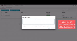 MagiCAD Access Management instruction