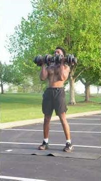 5 Weighted Db Workouts 🔥#gymtips #hiit #hiitworkout