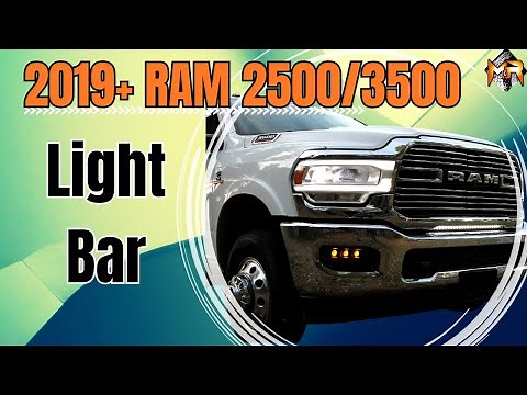 RAM 2500/3500 30inch LED Light Bar Installation | M&R Automotive 2019/2020/2021/2022/2023