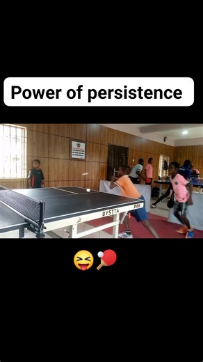 He's young, but he already knows the power of persistence.” Fail, fix, repeat as that’s his game. Small hands, big lessons. 👏 #fypシ #short #tabletennis #pinpong | Oke Ogidiagba
