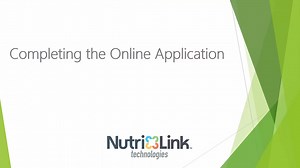 Completing the Online Application