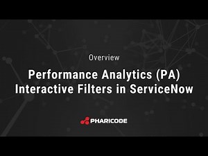 Share The Wealth: Overview of Performance Analytics Interactive Filters in ServiceNow