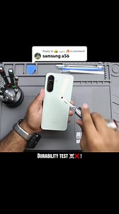 Samsung A56 durability test: scratch and bend results