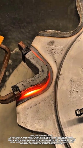Hot Metal Bending Technique for Perfect Shape | Industrial Forming Process.