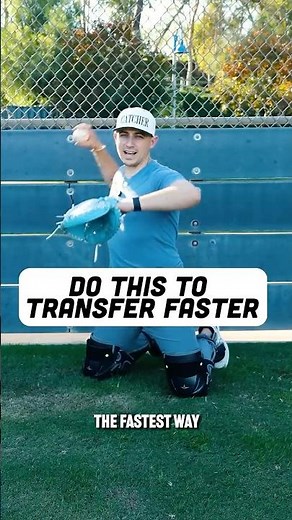 The FASTEST Way To Transfer As A Catcher #Baseball #Softball