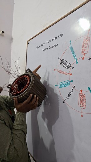 3phase motor full connection #motor #connection concept #excellent | Ravi Verma