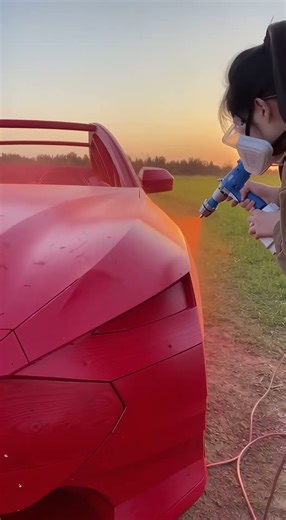 Handcrafting a BYD car.