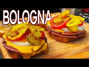 HOW TO MAKE AMAZING FRIED BOLOGNA ON THE BLACKSTONE GRIDDLE! DELI STYLE SANDWICH