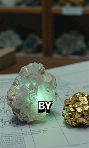The glow isn’t gold #science #geology #weirdfacts