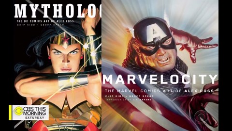 Inside the studio of legendary comic book artist Alex Ross