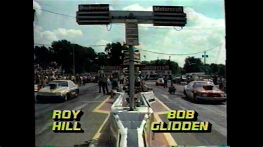 We are going back to the 1987 IHRA World Nationals and the Pro Stock Quarterfinal race of Roy Hill vs Bob Glidden. | Vintage Drag Racing Shirts