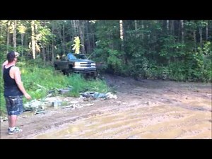 Chevy trucks mudding