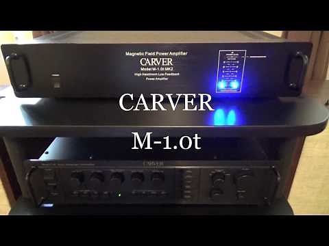Upgraded Carver M-1.0t Power Amplifier