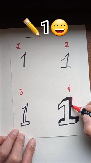 how to draw numbers #draw #numbers #2026 #trend 😄✏️