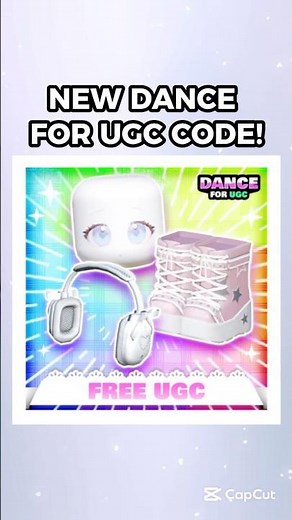 NEW CODE IN DANCE FOR UGC | short inspired by ‪@MiyukiCutie‬ #recommended #roblox #redeecode #codes