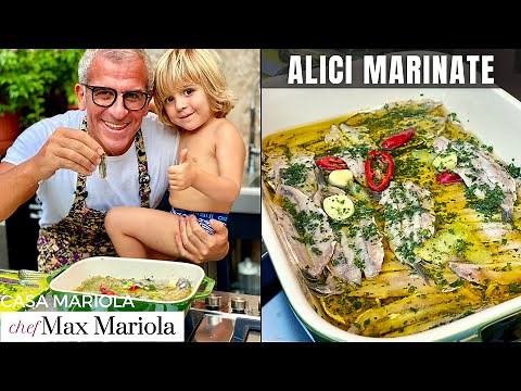ALICI MARINATE CON ACETO VINO E LIMONE | Ricetta Facile di Chef Max Mariola