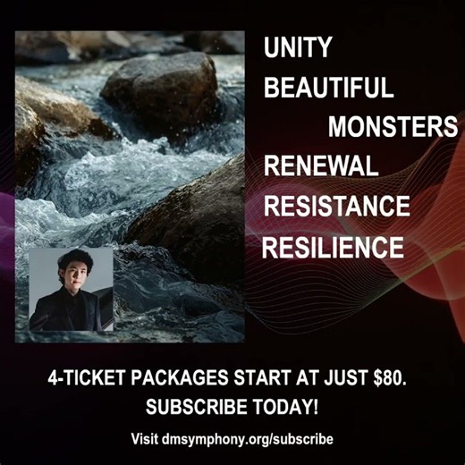 Power of Sound / Des Moines Symphony Season Tickets start at just $80! #livemusic #concert #music
