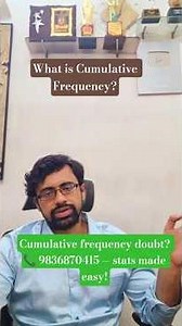 Cumulative Frequency Formula in Statistics Explained Simply #Statistics #CumulativeFrequency #Math