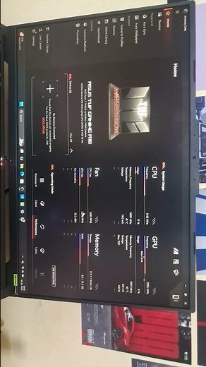 Asus A16 Tuf Gaming💪🏻All Modes Armoury crate#asus #asuslaptop #ai #asusrog #asustuf #gaming #laptop