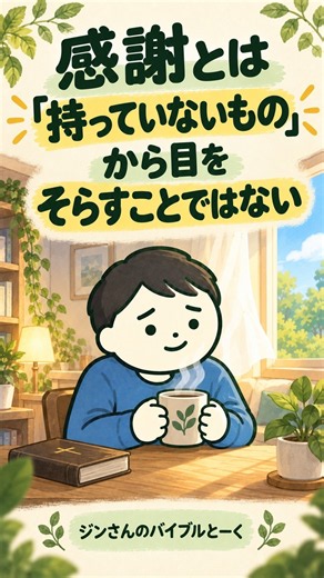 感謝とは「持っていないもの」から目をそらすことではない｜詩篇100篇 #Shorts #聖書の言葉