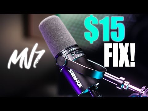 FIX the SHURE MV7 for $15!!!