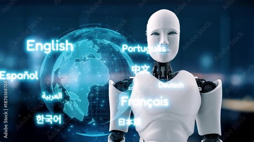 AI artificial intelligence bridges global language communication with multilingual virtual assistants, real-time languages translation, and digital tools for cultural connectivity. Epoch