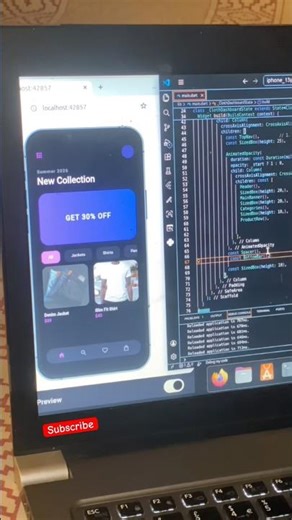 Build online shopping App using flutter 🔥 #flutter #appdevelopment #flutterdev