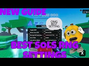 Best Sols RNG Era 7 settings + Macro To Use In 2024!