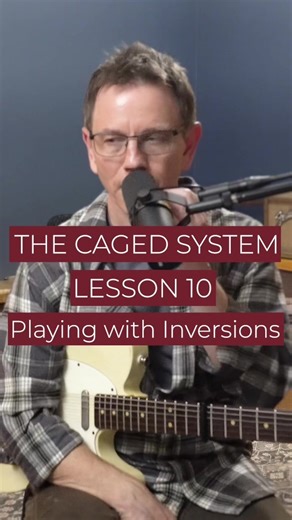 🎸 The CAGED System – Lesson 10 (Playing with Inversions) Taking your playing beyond basic shapes 🎶 Little shifts can make a big musical difference. 👉 Follow us for more guitar tips and inspiration #GuitarInversions #GuitarTok #GuitarLessons #MusicEducation #CAGEDSystem