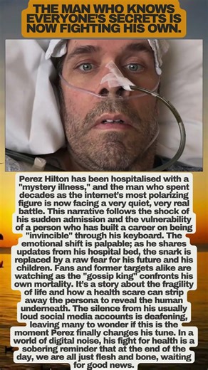Perez Hilton HOSPITALISED: The Latest Health Update #PerezHilton #breakingnews