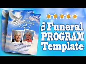 Funeral Programs with Funeral Program Templates