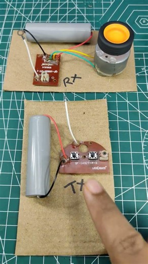 dc motor life hacks | remote control Tx Rx module 27Mhz circuit PCB #shorts #youtubeshorts