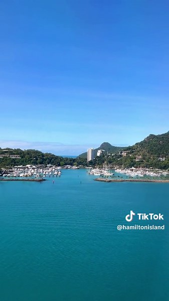 Landing on Hamilton Island is something else! 😍🏝️ 📸 @Yura |Travel & Stays ✦ #hamiltonisland #whitsundays #queensland #australia #greatbarrierreef #tiktoktravel