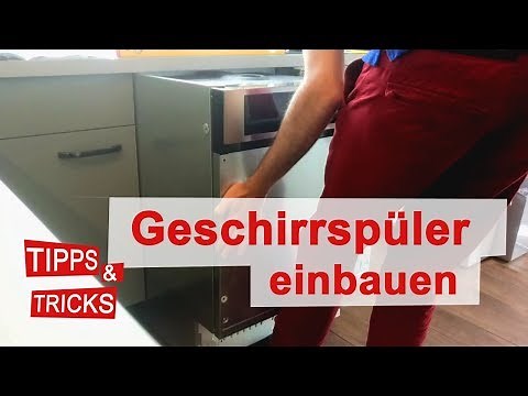 Installing a Dishwasher