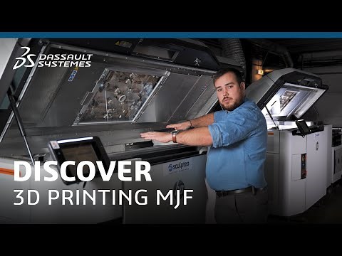 Discover the 3D Printing process Multi Jet Fusion, known as MJF with 3DEXPERIENCE Make and Scultpeo