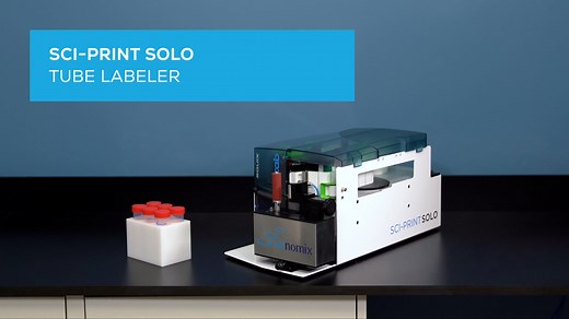 Sci-Print SOLO Semi-Automated Tube Labeler