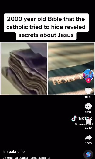 A 2000 year old Bible that was found in turkey which states Jesus is a prophet of god. #muslim #islam #jesus #bible #foryoupage #truthseekers #prophet #history