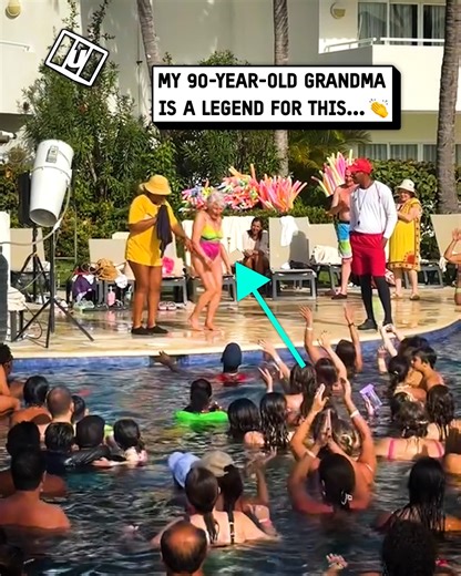 My 90 year old grandma is a legend for this... 🤣💦 #family #grandparents #fun | UNILAD