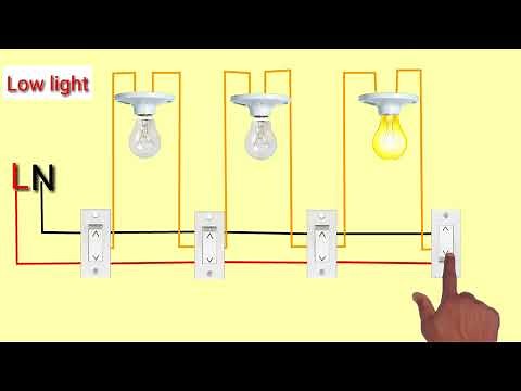 Tunnel Wiring Connection Diagram || Two way Switch Connection || It's Electrical ||