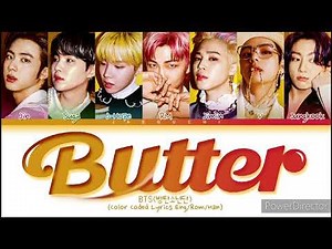 BTS | Butter | Full HD (Lyrics) Music Video