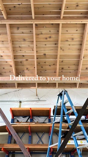 Timelapse Covered Deck build #construction #woodworking #deckbuilding #pnw #diy #satisfying