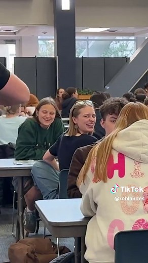 Viral TikTok Song Surprise in Cafeteria: Love Story X Golden Brown