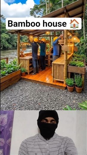🛖🔥 | Jungle Bamboo Kitchen #BambooHouse#BambooBuild