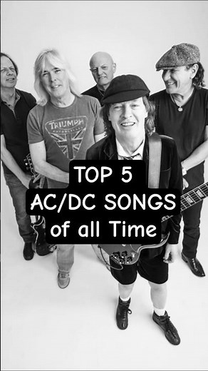 Top 5 AC/DC Songs of All Time ⚡ Rock Classics You Can’t Skip #top5