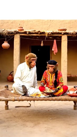 Khadija Thora kha 😂#ai #monkey #funnymonkey •||TikTok Team please Don't undviwe My video||• #monke#official