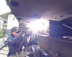 Army Truck Trailer Build: Moving, Mounting, And Clearancing The Deck On The 7 Ton M1083A1 Trailer Project - BangShift.com