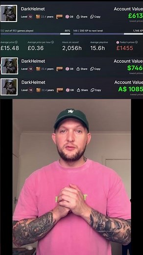 How Much Is Your Steam Account Worth? 👀 #steam #pcgaming #steamaccount #gaming #gamer #steamgames
